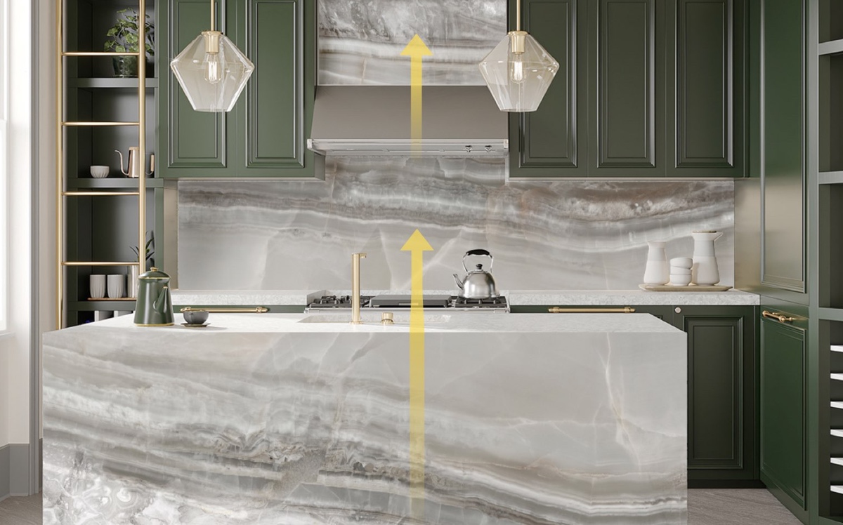 kitchen setting Westminster bioquartz